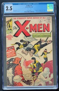 X-Men #1 Marvel 1963 CGC 2.5