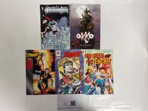 5 Indie Comics Magnus # 39 42 + Okko # 1 + Outlook Grim # 1 + Tenchi # 1 45 JS50