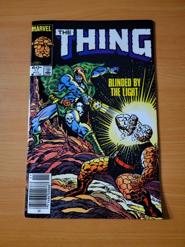 The Thing #17 Newsstand MARK JEWELER Variant ~ NEAR MINT NM ~ 1984 Marvel Comics