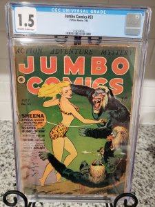 Jumbo Comics 53  CGC 1.5