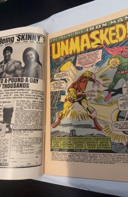 Iron Man #11 (1969) Unmasked by the Mandarin