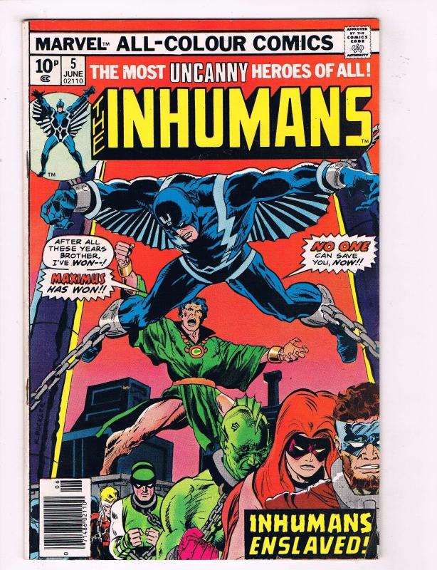 Inhumans # 5 FN Marvel Comic Book Black Bolt Medusa Lockjaw Gorgon Maximus J28