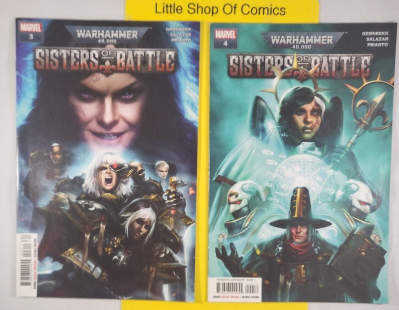 Warhammer 40K Sisters of Battle #1 (Games Workshop Var.) #2 #3 #4 Missing #5