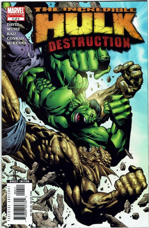 Incredible Hulk: Destruction #4 Peter David Abomination NM