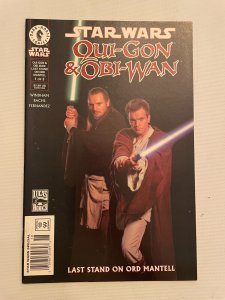 Qui-Gon & Obi-Wan #1 NM Dark Horse Comic Book Newsstand Variant Star Wars 7 J259