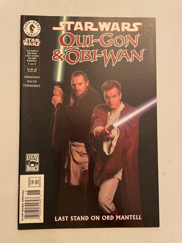 Qui-Gon & Obi-Wan #1 NM Dark Horse Comic Book Newsstand Variant Star Wars 7 J259