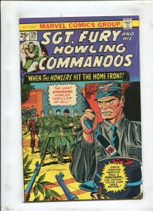 SGT. FURY #126 - HOWLERS HIT THE HOME FRONT! - (4.5) 1975