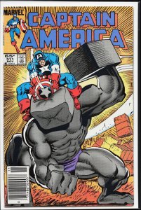 Captain America #311 Newsstand Edition (1985) Captain America