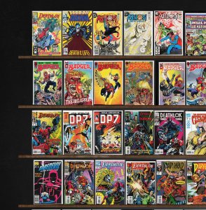 Huge Lot 150+ Comics with Deathlok, Darkhawk, Badger, Daredevil & More!