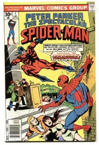 SPECTACULAR SPIDER-MAN #1 comic book 1976 TARANTULA - ORIGIN RETOLD