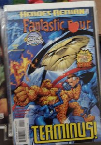 Fantastic Four  # 4 1998  MARVEL DISNEY HEROES RETURN  terminus + silver surfer