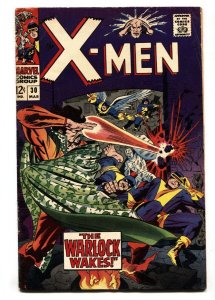 X-MEN #30 1967 MARVEL STAN LEE JACK SPARLING ROY THOMAS VG