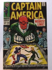 Captain America 103 VF/NM Very Fine Near Mint 9.0 Silver Age