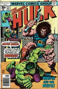 Incredible Hulk #211, 8.0 or better