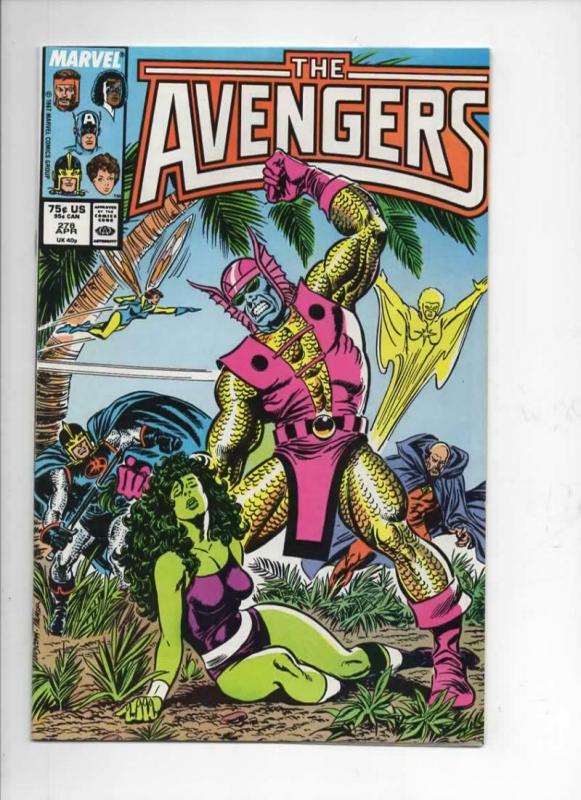 AVENGERS #278, VF/NM, Captain America, Attuma, 1963 1987, more Marvel in store