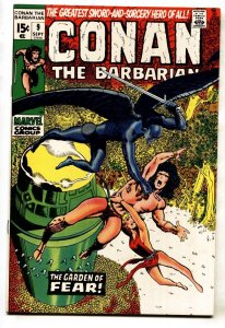 CONAN THE BARBARIAN #9-- BARRY SMITH-- ROBERT E HOWARD-- 1971--comic book--VF