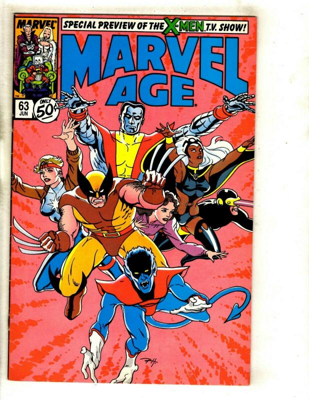 7 Marvel Age Marvel Comics # 62 63 64 Annual 1 2 3 4 Wolverine Rogue X-Men NP10