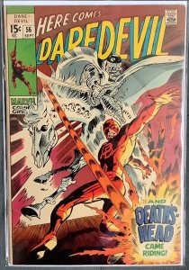 Daredevil #56 (1969, Marvel) - 1st appearance of Death's Head. VF+