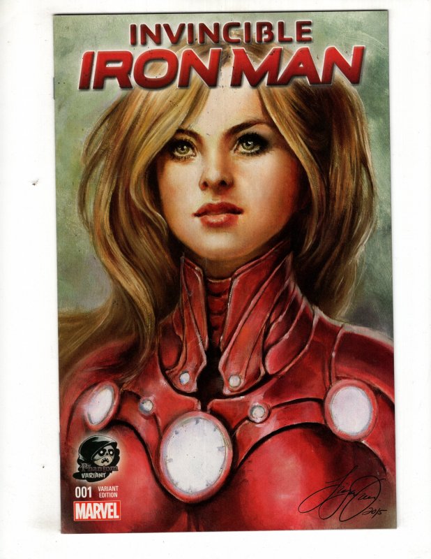 Invincible Iron Man #1 Phantom Exclusive Siya Oum Color Variant (2015) / ID#573