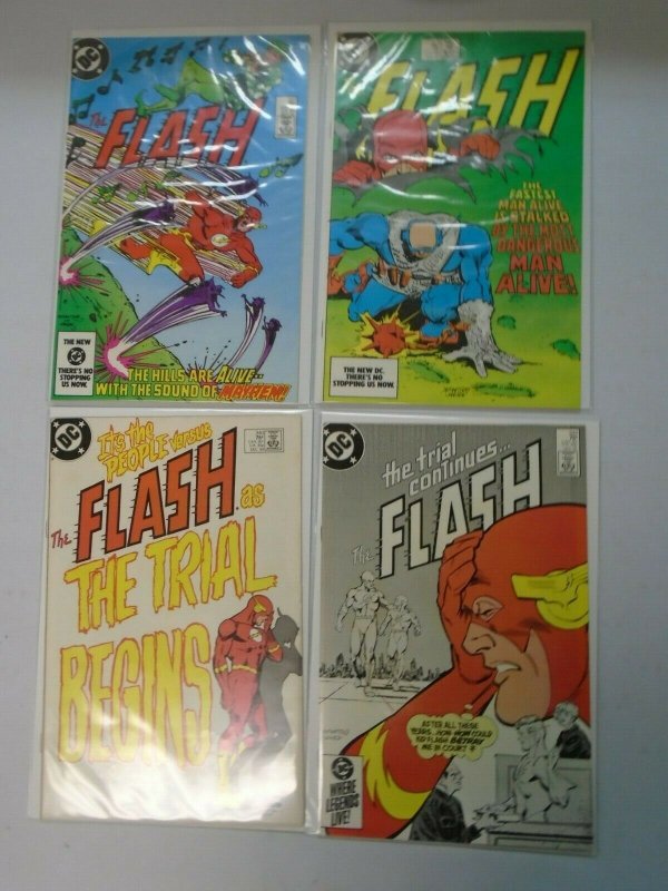 Flash comic lot 9 different from #330-344 6.0 FN and better (1984-85 1st Series)