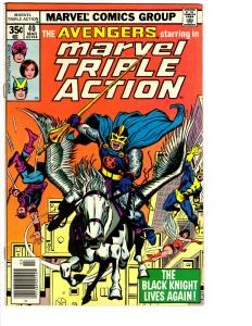 5 Marvel Triple Action Comic Books # 40 41 42 43 44 Avengers Thor Iron Man BH7