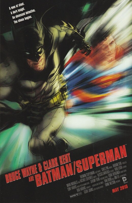 Batman Superman # 20 The Fugitive Movie Poster Variant NM DC 2015 [B1]