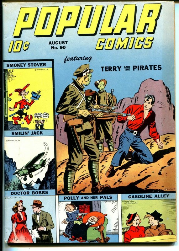 Popular #901943-Dell-WWII-Terry & Pirates-Caniff-Gasoline Alley-VF-