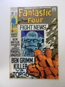 Fantastic Four #92 (1969) FN+ condition