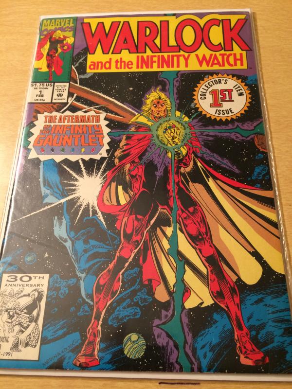 Warlock and the Infinity Watch #1 the aftermath of the Infinity Gauntlet