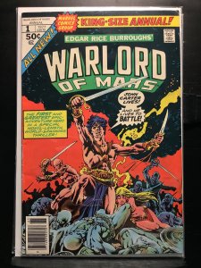 John Carter Warlord of Mars Annual #1  (1977)