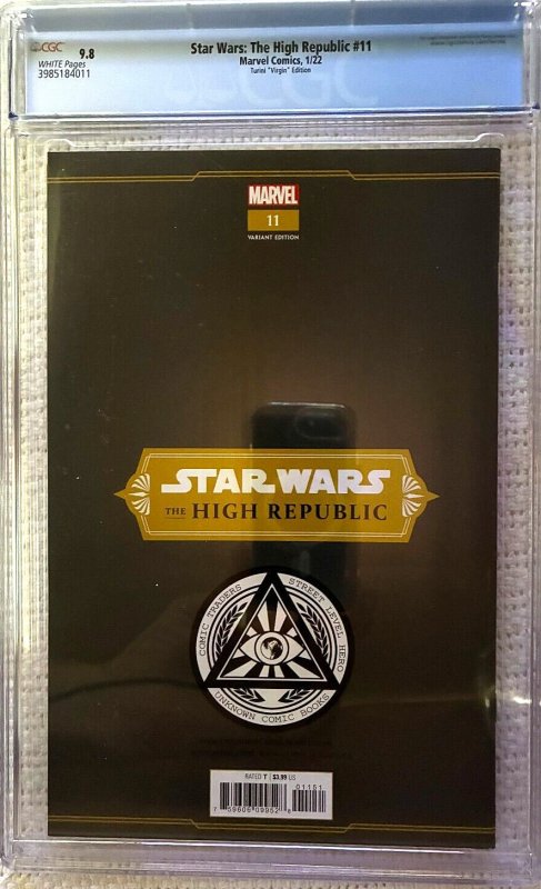 ?~STAR WARS:THE HIGH REPUBLIC #11~?~MARCO TURINI~VIRGIN~UNKNOWN~?~CGC 9.8~?