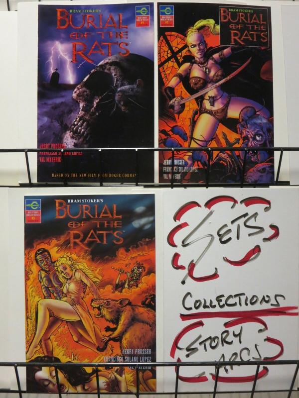 BURIAL OF THE RATS 1-3  Bram Stoker's novel to comics!