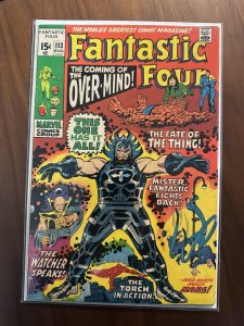 Fantastic Four #113 VG+ 1st App Of Over-Mind (Marvel 1971)