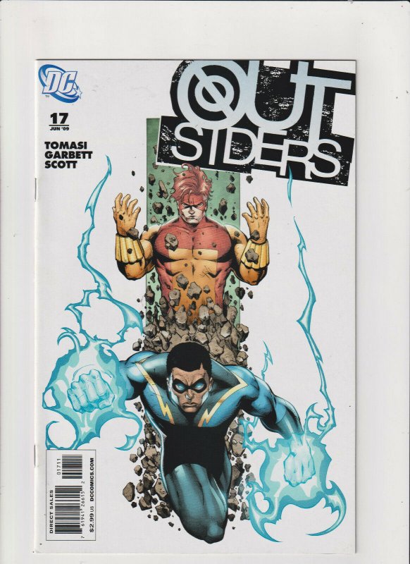 The Outsiders #17 NM- 9.2 DC Comics 2009 Black Lightning 761941266152