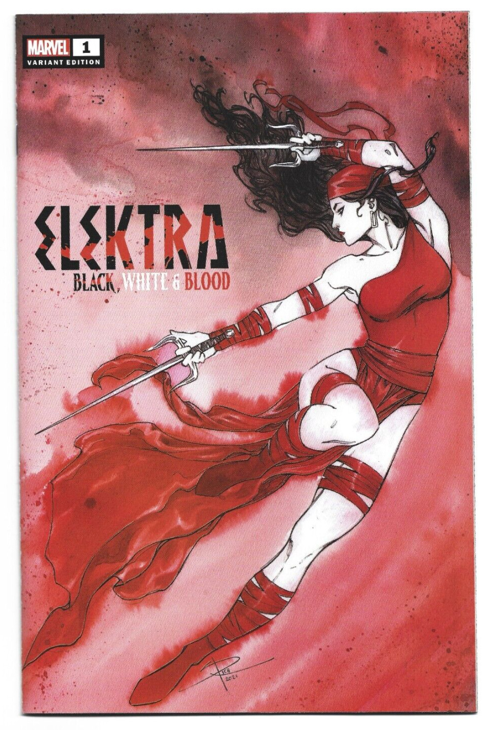 Elektra Black, White & Blood 1 Sabine Rich Variant Exclusive