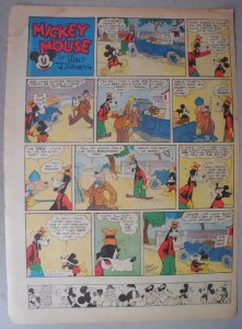 Mickey Mouse Sunday Page by Walt Disney from 5/15/1938 Tabloid Page Size 