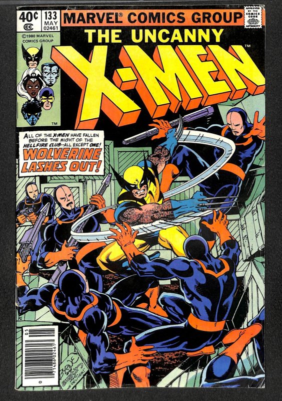 X-Men #133 VG+ 4.5 Hellfire Club Wolverine! Marvel Comics