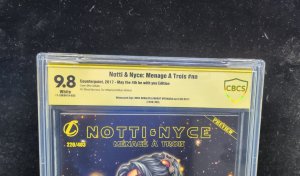 Notti & Nyce: Menage A Trois #nn - Signed 2x - Star Wars Ed - CBCS 9.8 - 2017