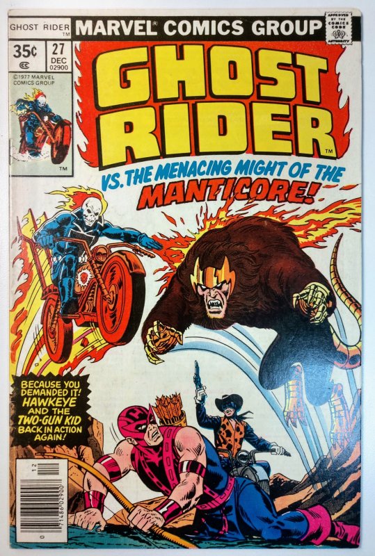 Ghost Rider #27 (6.0, 1977)