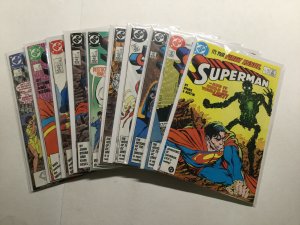 Superman 1-23 1987 Lot Run Set Near Mint Nm Dc Comics