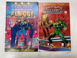 5 FIRST comic books American Flagg Hero Alliance Anarchy Richie Rich 41 KM38