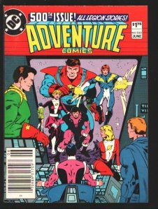 Adventure #500 1983-DC--Special all Legion stories-Digest format-size about 5...