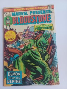 Marvel Presents #1 & 2 Set - 1st app Ulysses Bloodstone - 1975 - VG-FN