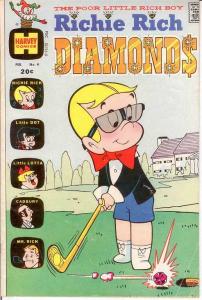 RICHIE RICH DIAMONDS (1972-1982) 4 VG-F Feb. 1973 COMICS BOOK