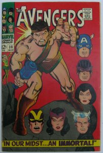 Avengers #38 (Mar 1967, Marvel), FN condition (6.0), Hercules appearance