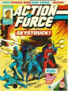 Action Force (Marvel UK) #31 FN ; Marvel UK | Spider-Man mini-comic