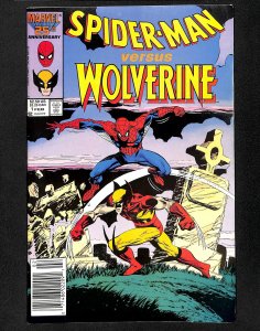 Spider-Man Vs. Wolverine #1 FN+ 6.5 Newsstand Variant