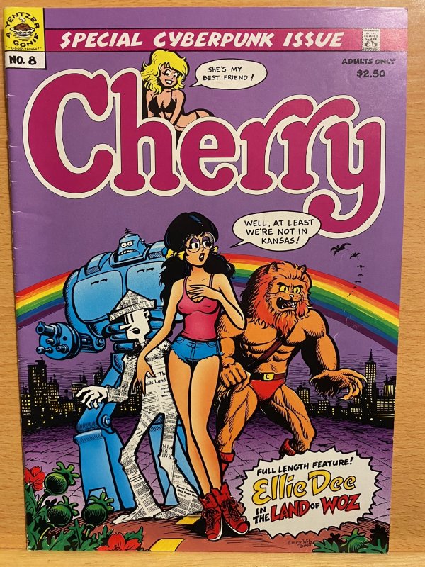 CHERRY COMIC BOOKS issues 4,5,6,7,8,10 (1987) 1st Underground Comics Larry Welz