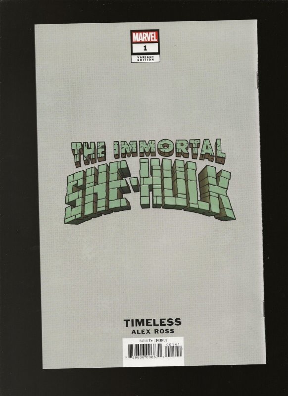 IMMORTAL SHE-HULK #1  ALEX ROSS TIMELESS VARIANT  MARVEL 