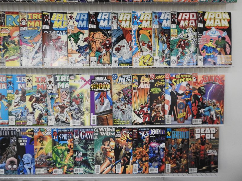 Huge Lot 180+ Comics W/ Iron Man, Rom, Power Pack, +More! Avg VG+ Condition